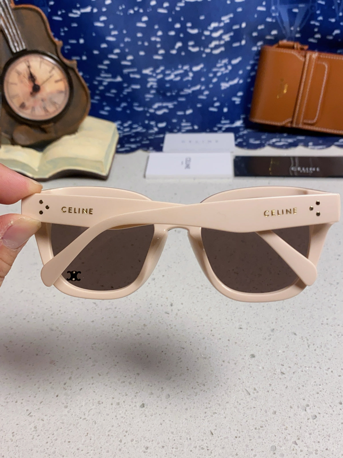 Celine Square Gray Lens Sunglasses for Men & Women - 158428 - detail image 5