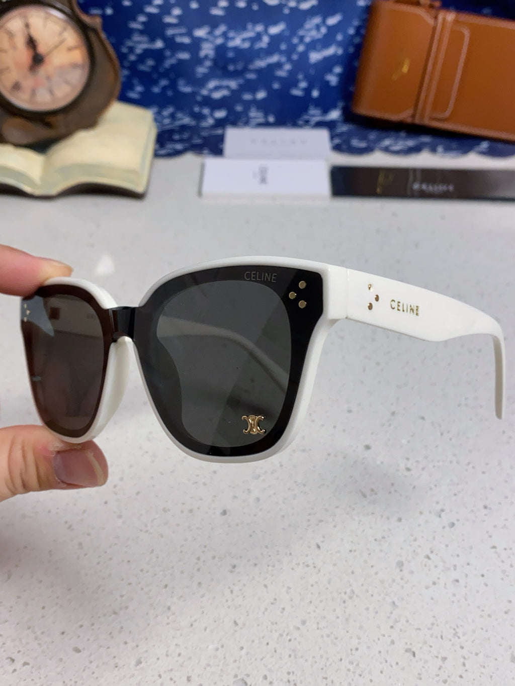 Celine Square Gray Lens Sunglasses for Men & Women - 398872 - detail image 6