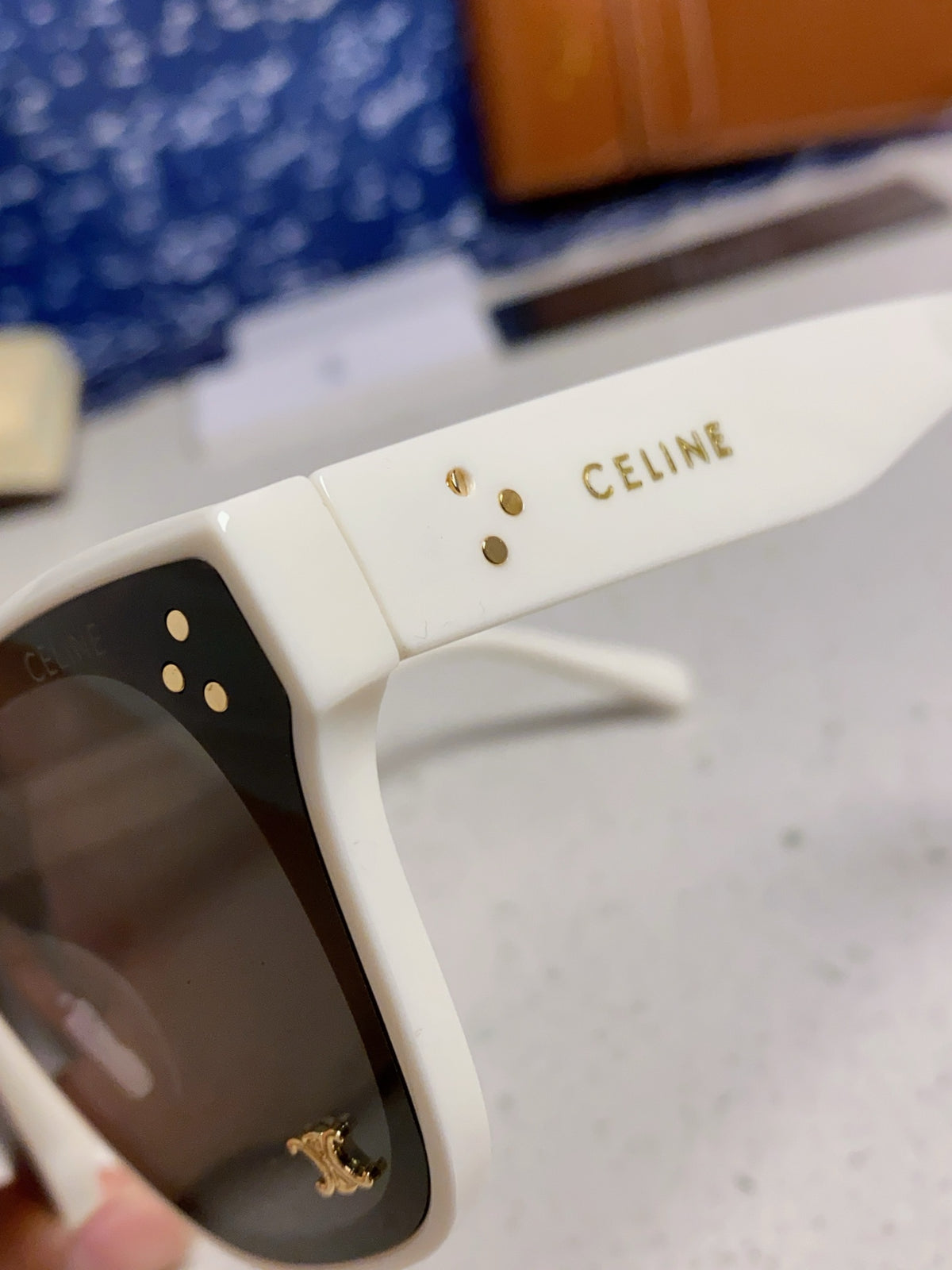 Celine Square Gray Lens Sunglasses for Men & Women - 432019 - detail image 7