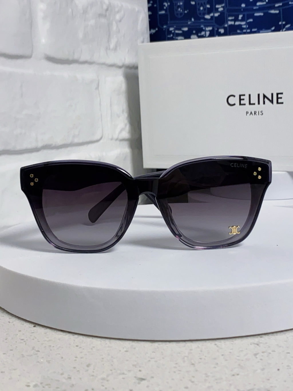 Celine Square Gray Lens Sunglasses for Men & Women - 432020 - detail image 2