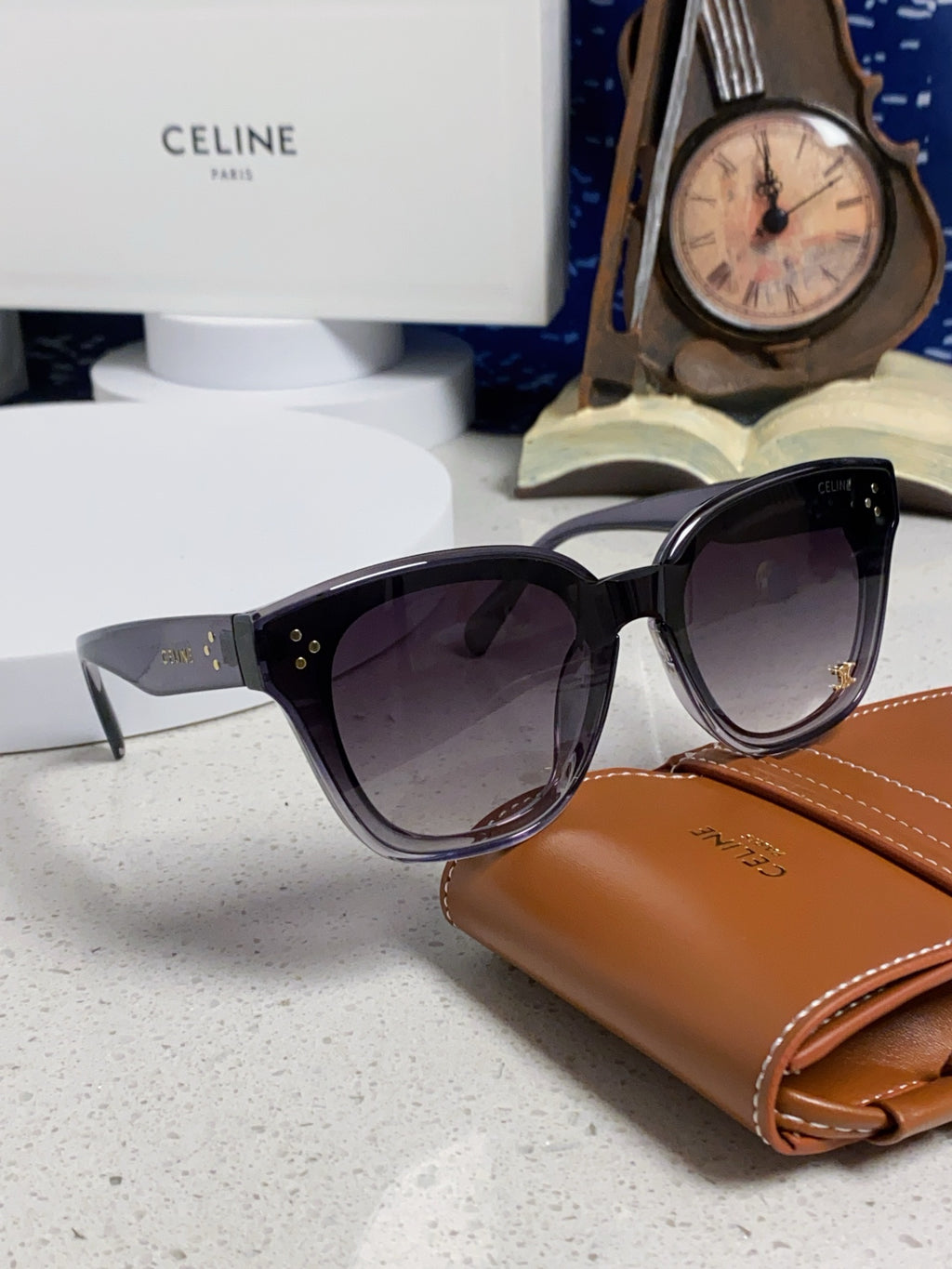 Celine Square Gray Lens Sunglasses for Men & Women - 398873 - detail image 10