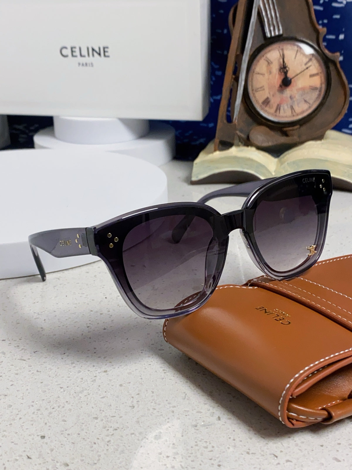 Celine Square Gray Lens Sunglasses for Men & Women - 398873 - detail image 10