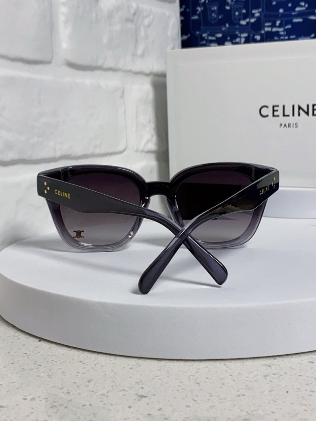 Celine Square Gray Lens Sunglasses for Men & Women - 432020 - detail image 3