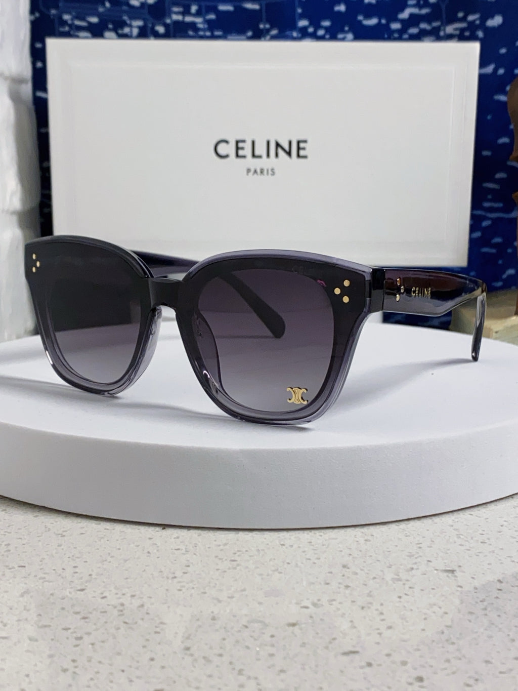 Celine Square Gray Lens Sunglasses for Men & Women - 432020
