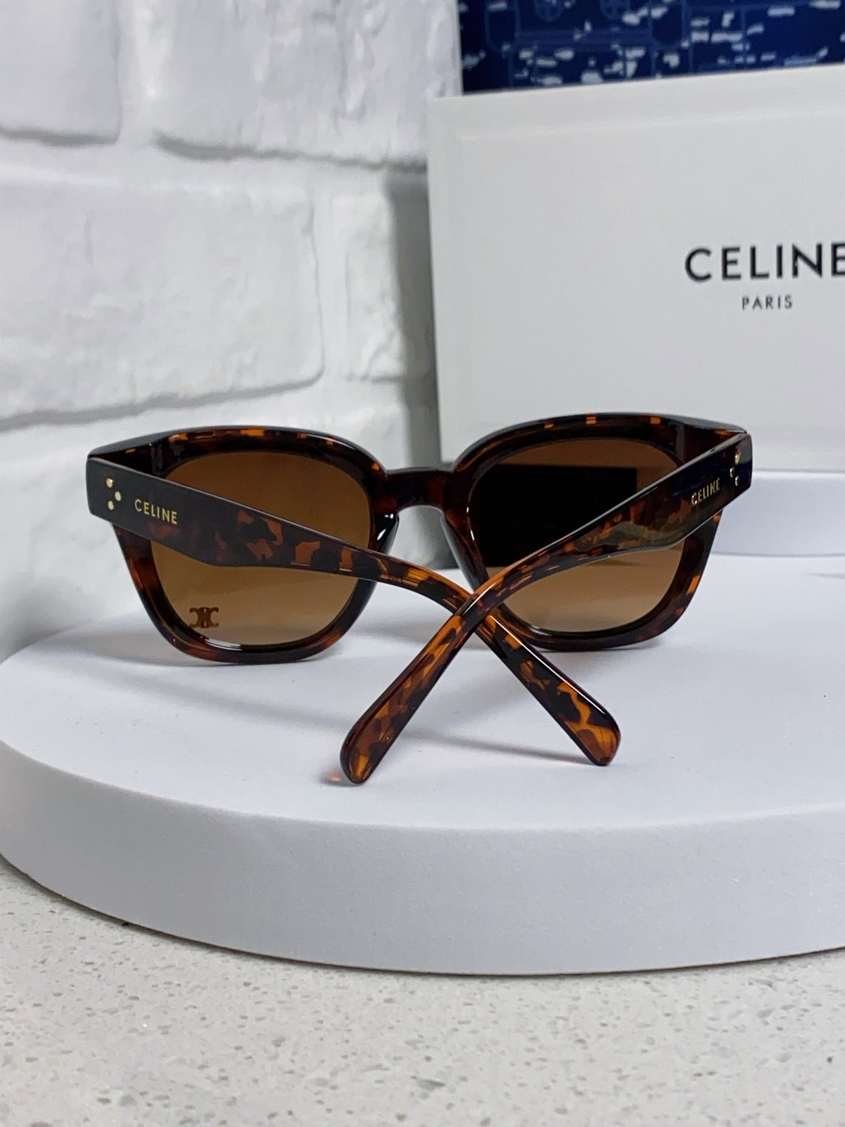 Celine Square Brown Lens Sunglasses for Men & Women - 158431 - detail image 3