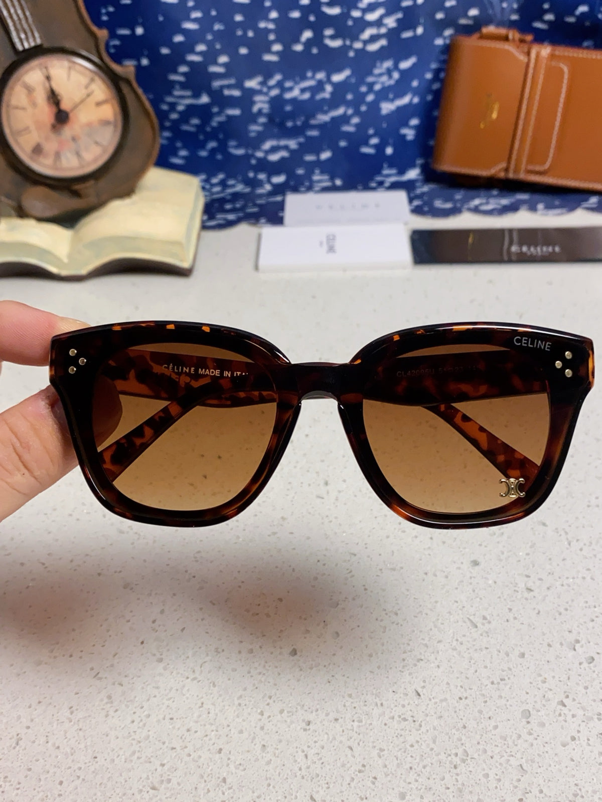 Celine Square Brown Lens Sunglasses for Men & Women - 398874 - detail image 4