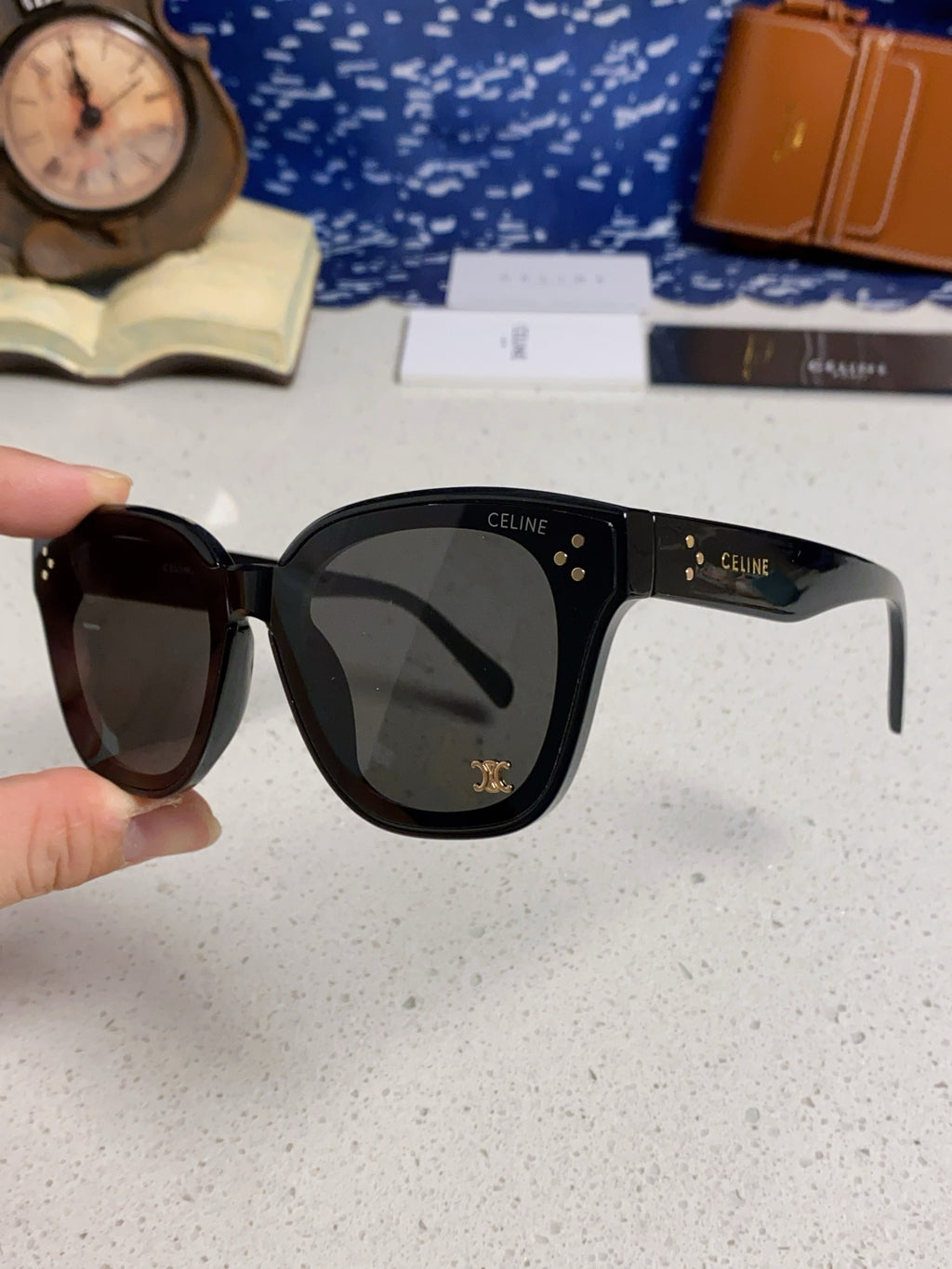 Celine Square Gray Lens Sunglasses for Men & Women - 398875 - detail image 6