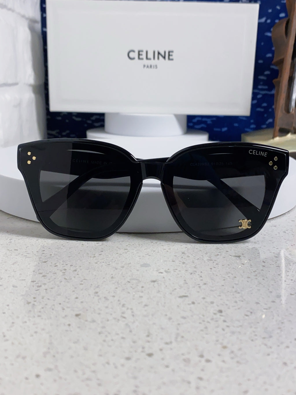 Celine Square Gray Lens Sunglasses for Men & Women - 432022 - detail image 9