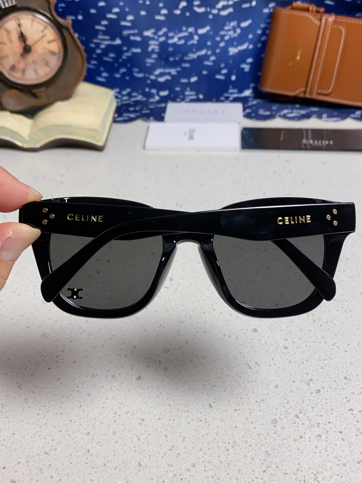 Celine Square Gray Lens Sunglasses for Men & Women - 398875 - detail image 5