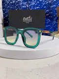 Hermès Metal Square Silver Lens Sunglasses for Men & Women - 158686