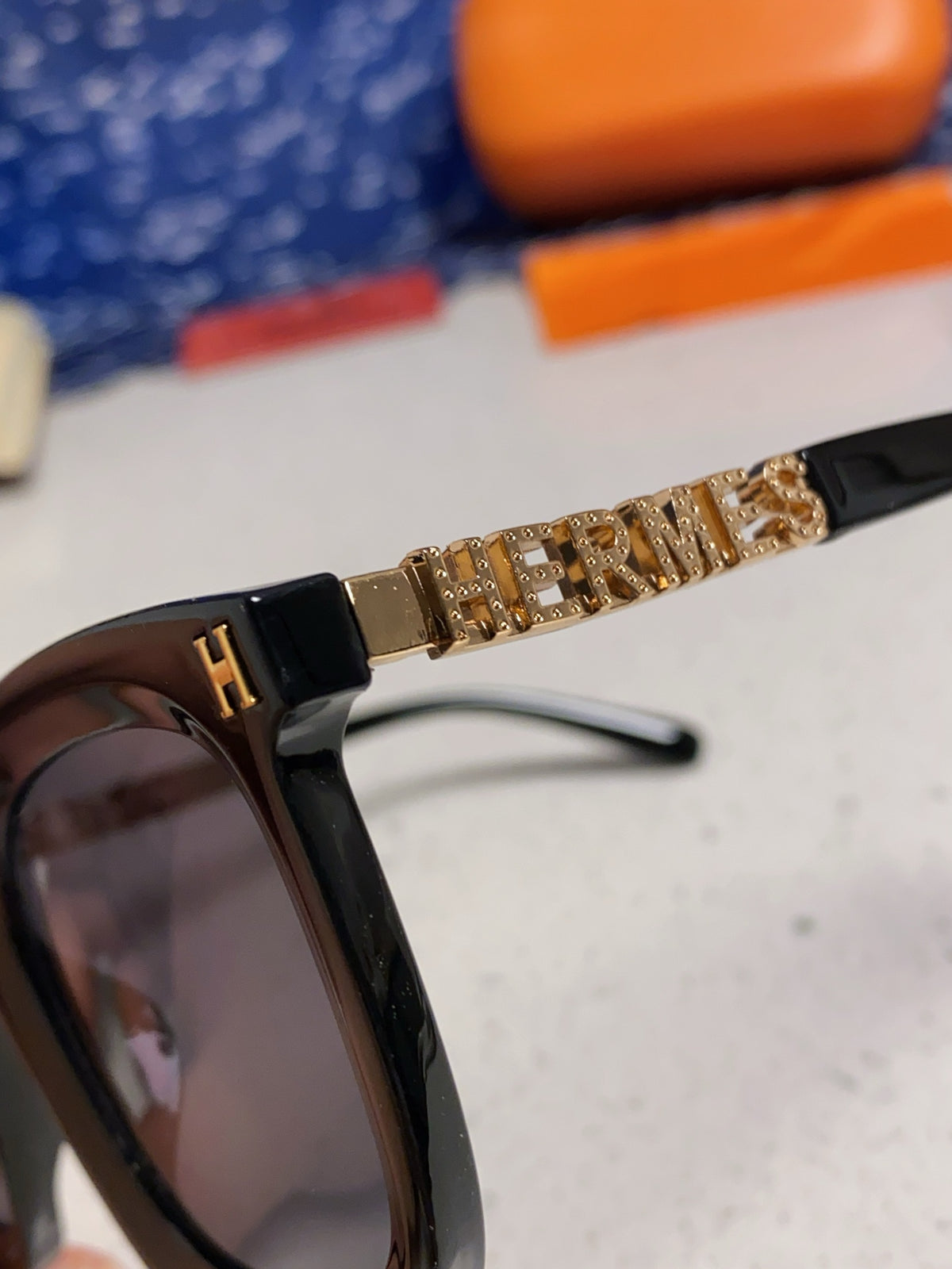 Hermès Metal Square Silver Lens Sunglasses for Men & Women - 399454 - detail image 7