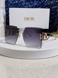 Dior 30MONTAIGNE Lightweight Rimless Gray Lens Sunglasses for Men & W - 415361