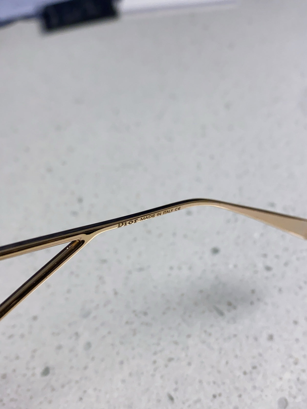 Dior 30MONTAIGNE Lightweight Rimless Blue Lens Sunglasses for Men & W - 415462 - detail image 8
