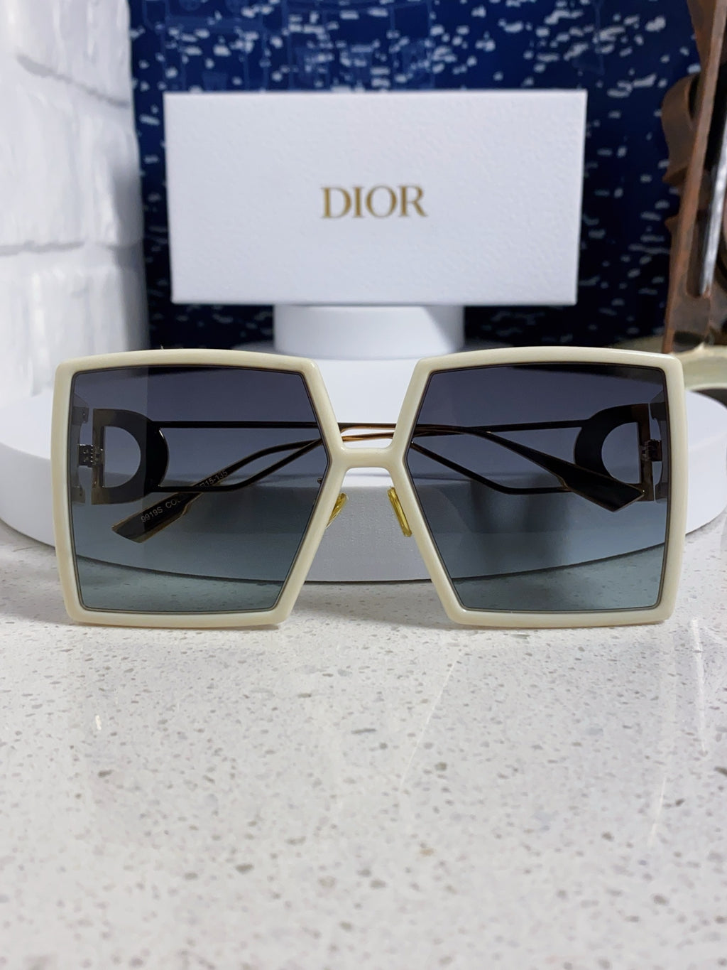 Dior Square Red Lens Sunglasses for Women - 449128 - detail image 7