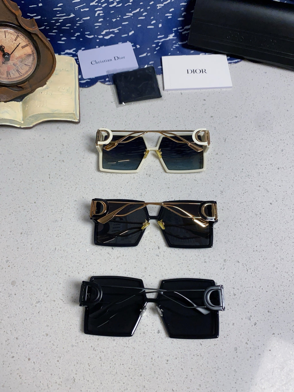 Dior Square Brown Lens Sunglasses for Women - 415412 - detail image 9
