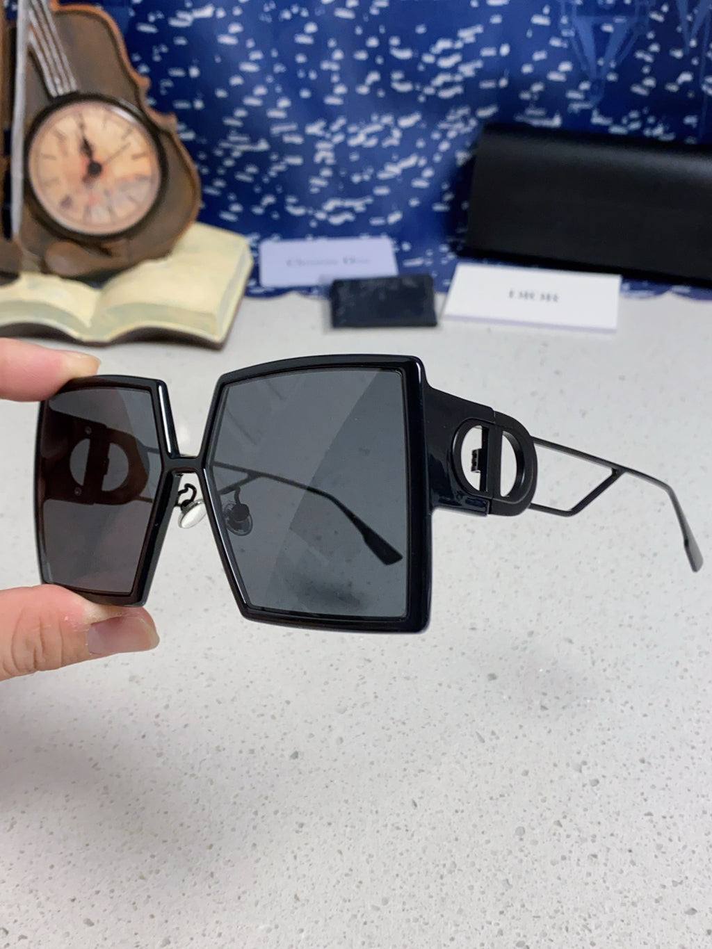 Dior Square Brown Lens Sunglasses for Women - 415412 - detail image 6
