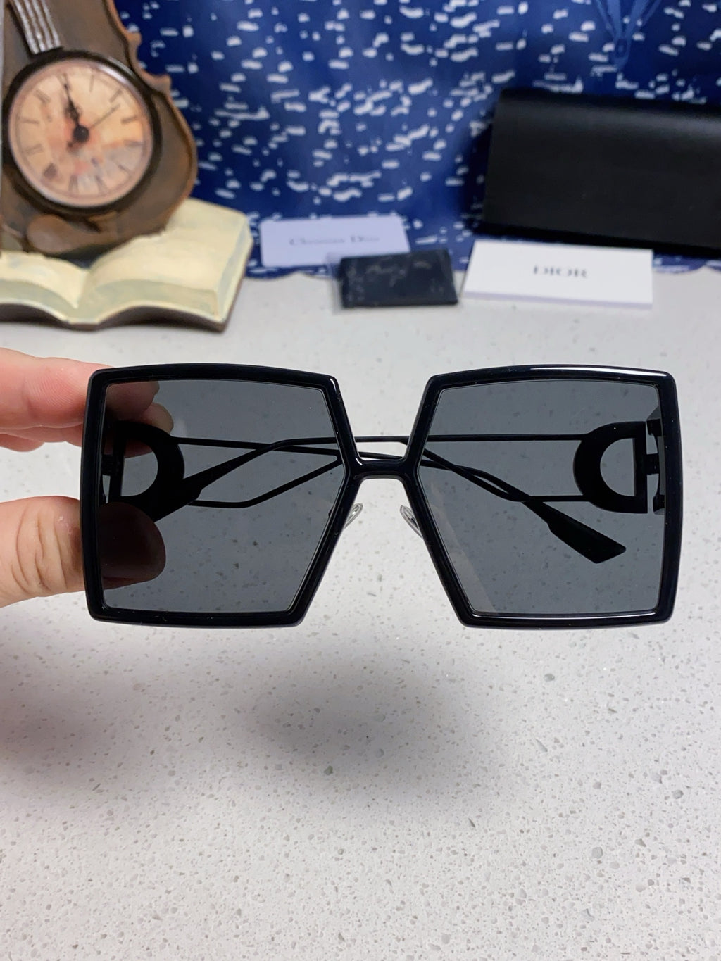 Dior Square Brown Lens Sunglasses for Women - 449130 - detail image 4