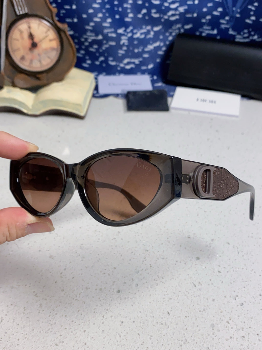 Dior Polarized Fashion Silver Lens Sunglasses for Women - 867128 - detail image 6