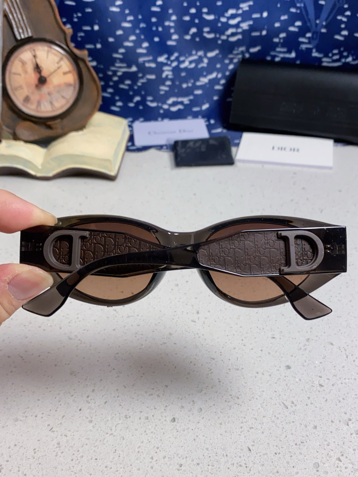 Dior Polarized Fashion Silver Lens Sunglasses for Women - 867128 - detail image 5