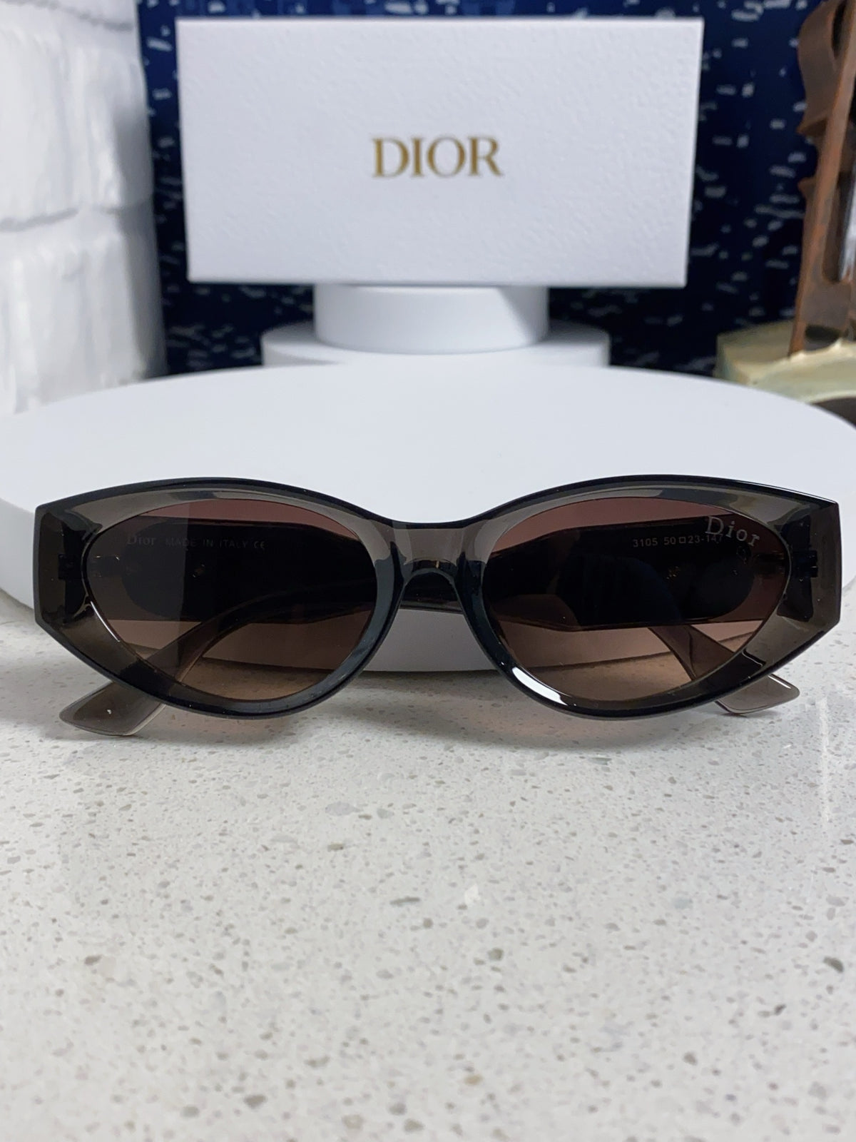 Dior Polarized Fashion Silver Lens Sunglasses for Women - 867128 - detail image 9