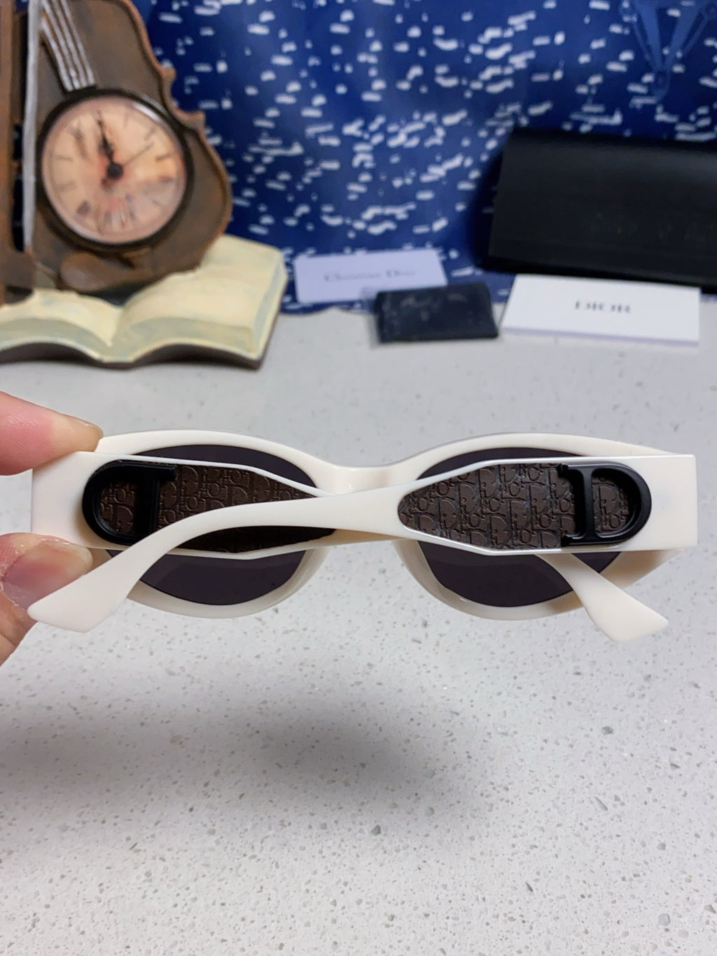 Dior Polarized Fashion Silver Lens Sunglasses for Women - 415464 - detail image 5