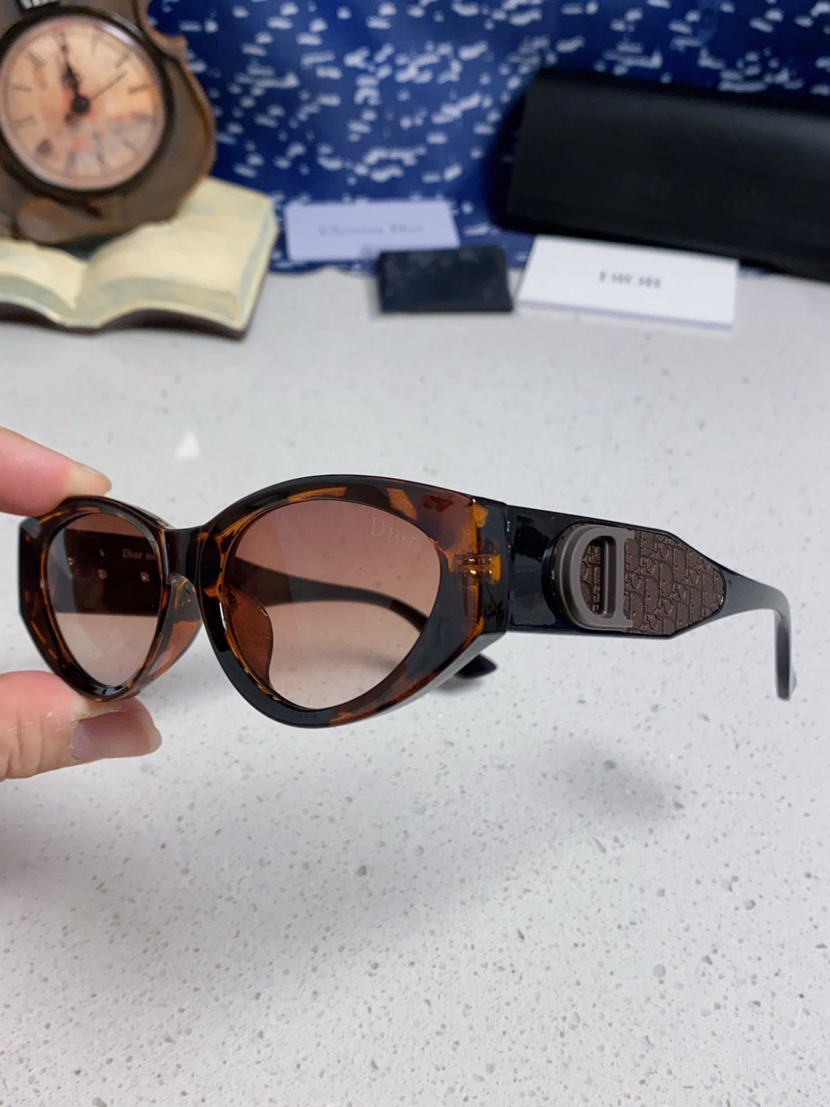 Dior Polarized Fashion Silver Lens Sunglasses for Women - 867130 - detail image 6