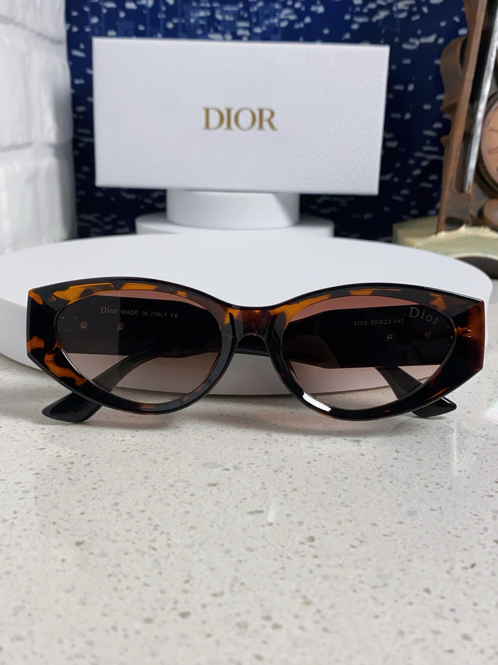 Dior Polarized Fashion Silver Lens Sunglasses for Women - 867130 - detail image 9