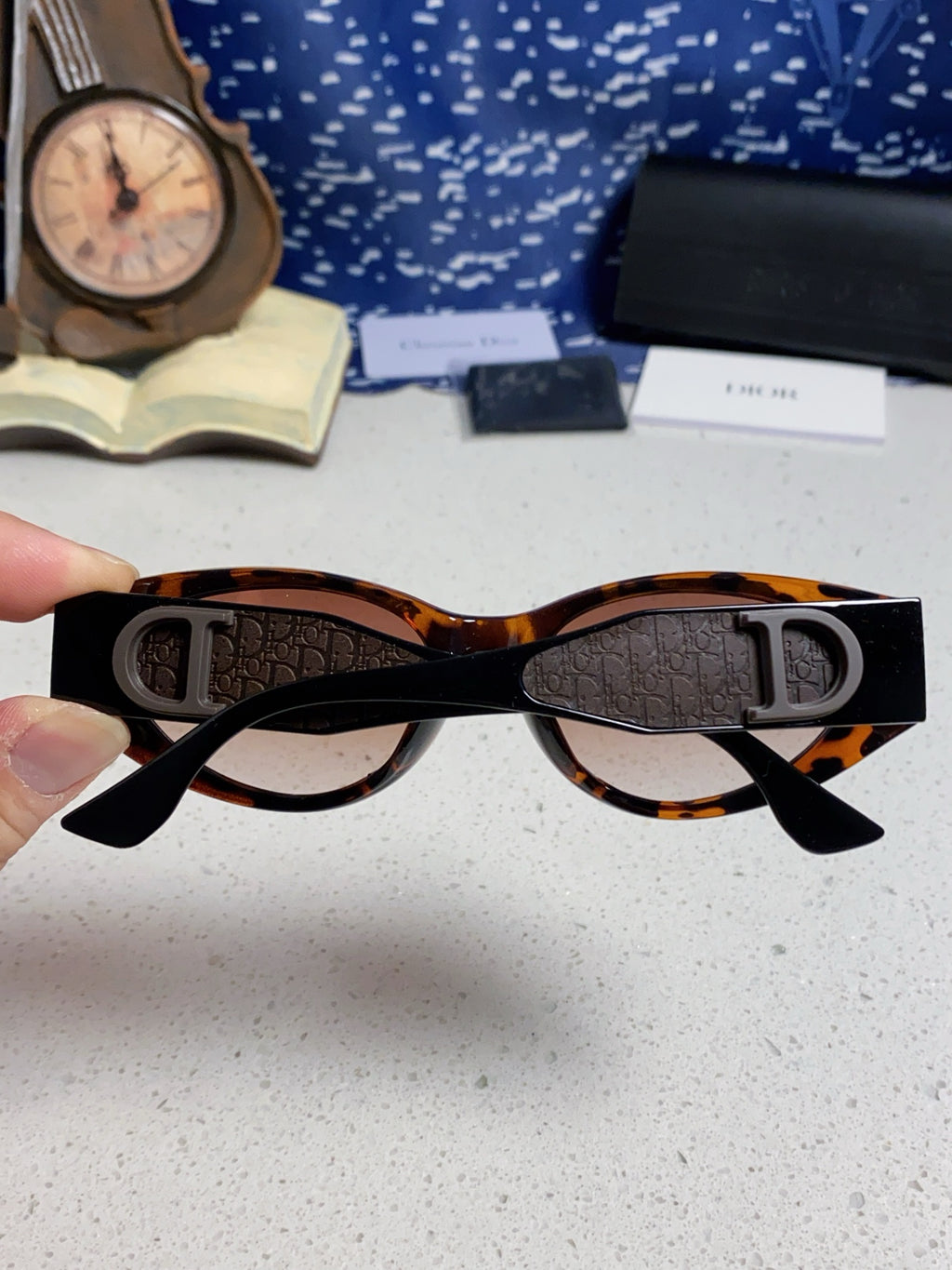 Dior Polarized Fashion Silver Lens Sunglasses for Women - 867130 - detail image 5