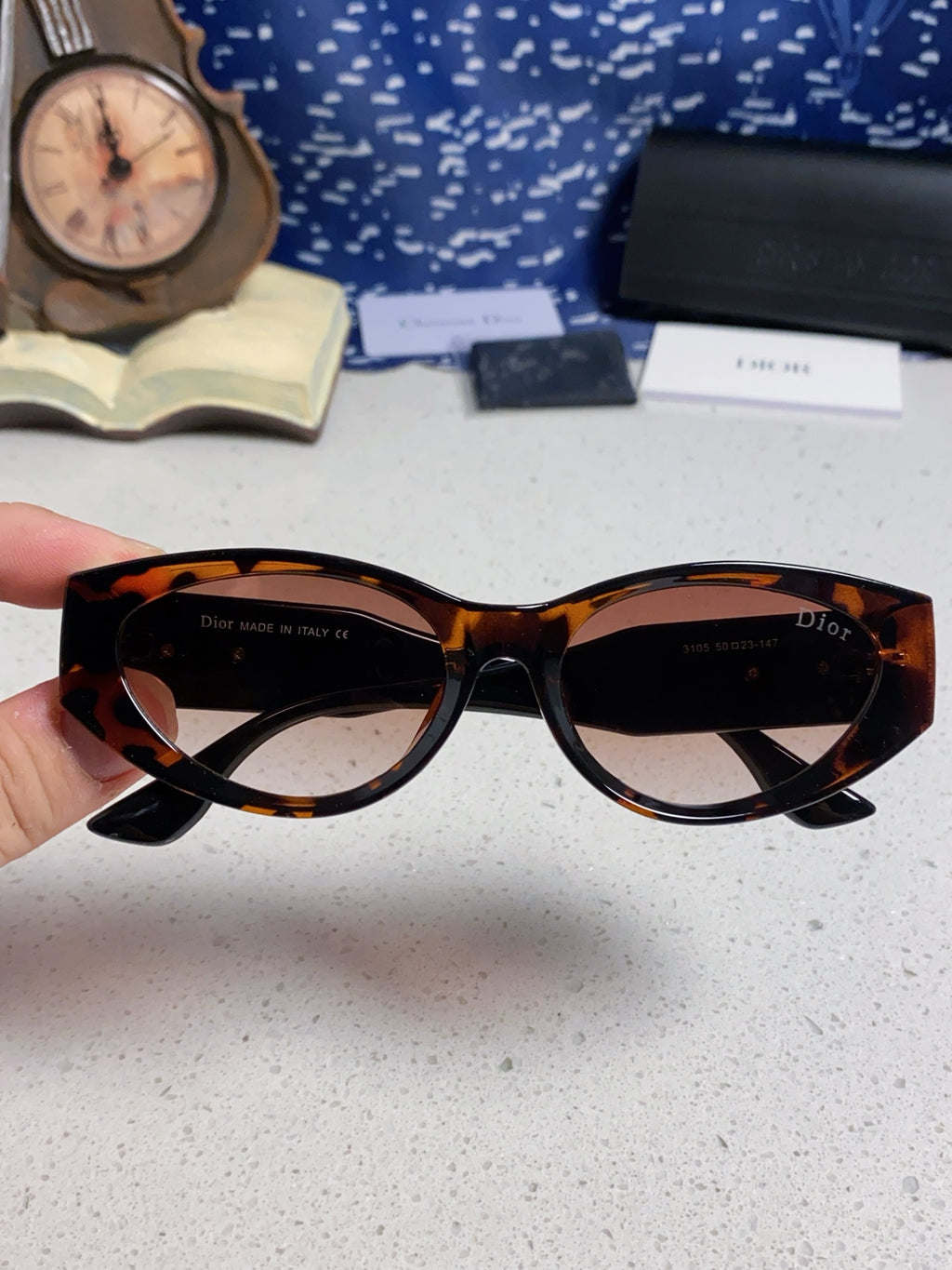 Dior Polarized Fashion Silver Lens Sunglasses for Women - 867130 - detail image 4