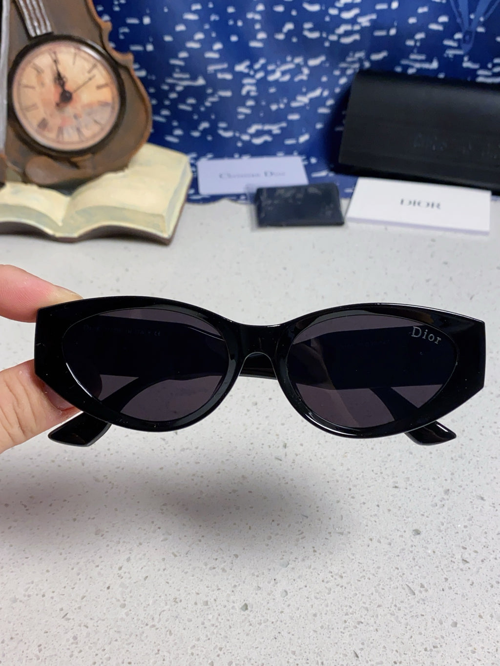 Dior Polarized Fashion Black Lens Sunglasses for Women - 867131 - detail image 4