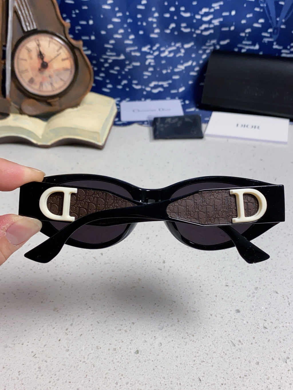 Dior Polarized Fashion Black Lens Sunglasses for Women - 415367 - detail image 5