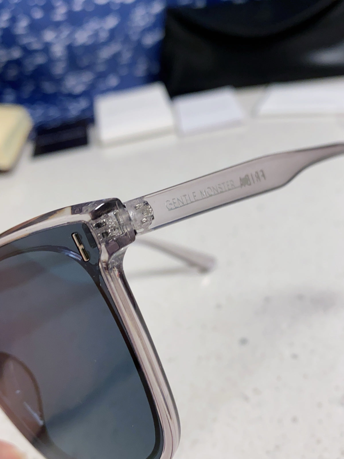 Gentle Monster FIRDA Oversized Blue Lens Sunglasses for Women - detail image 7
