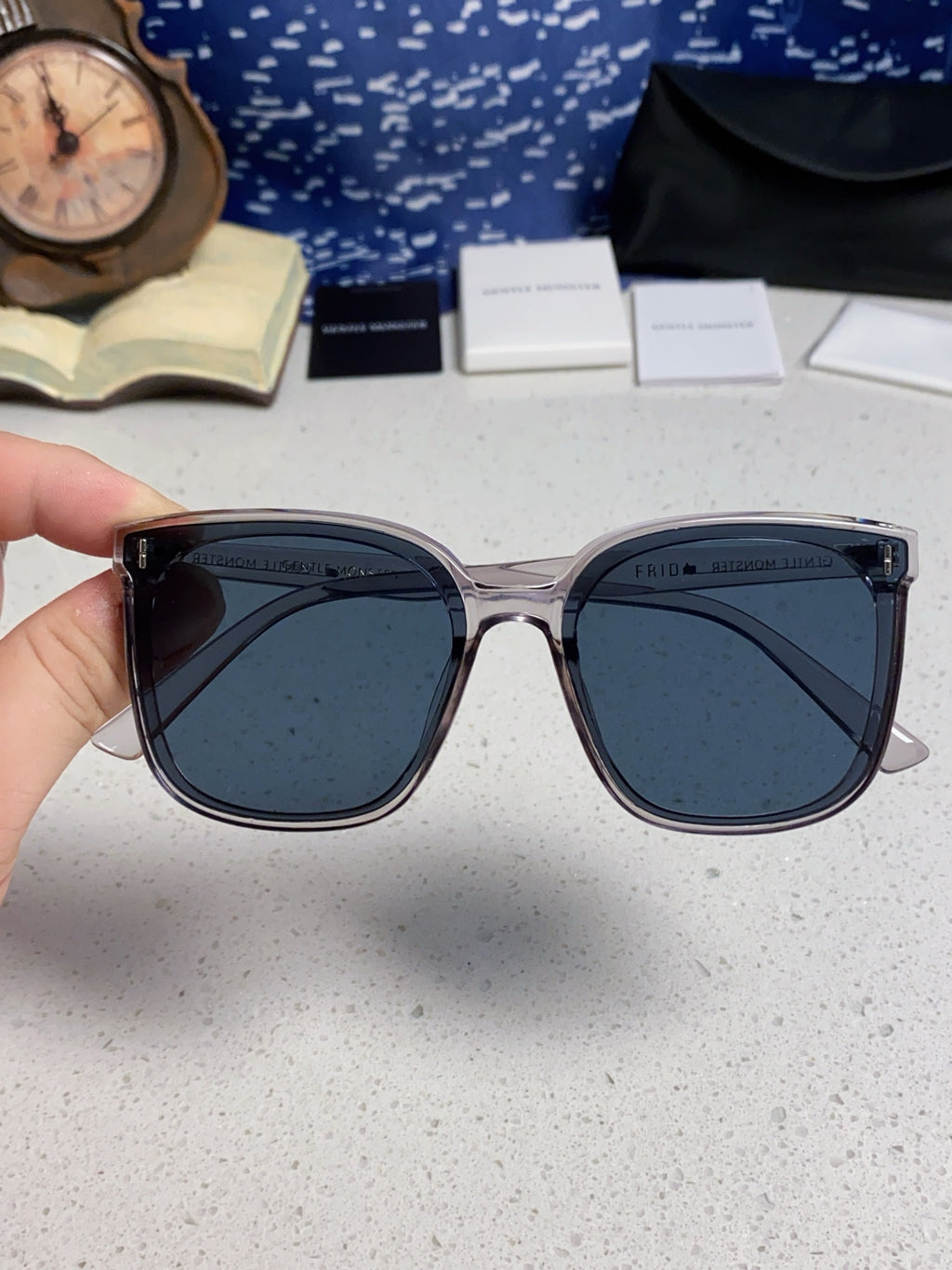 Gentle Monster FIRDA Oversized Blue Lens Sunglasses for Women - 158667 - detail image 4