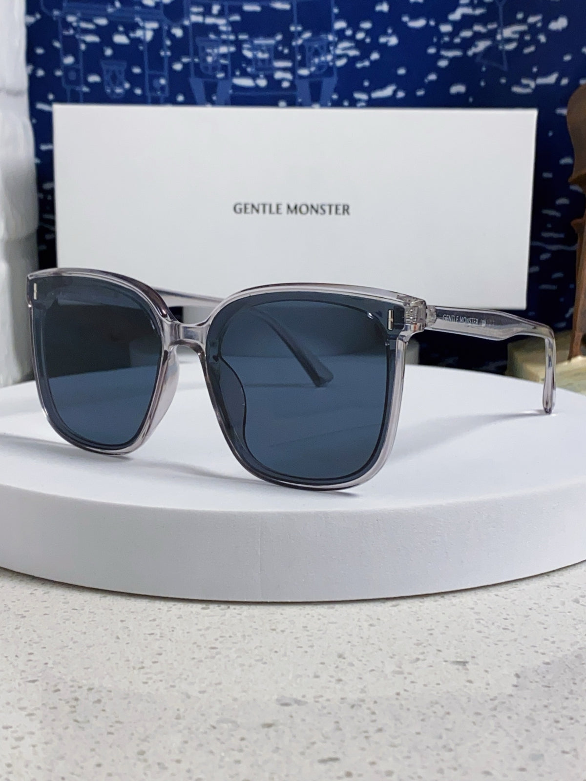 Gentle Monster FIRDA Oversized Blue Lens Sunglasses for Women - 158667
