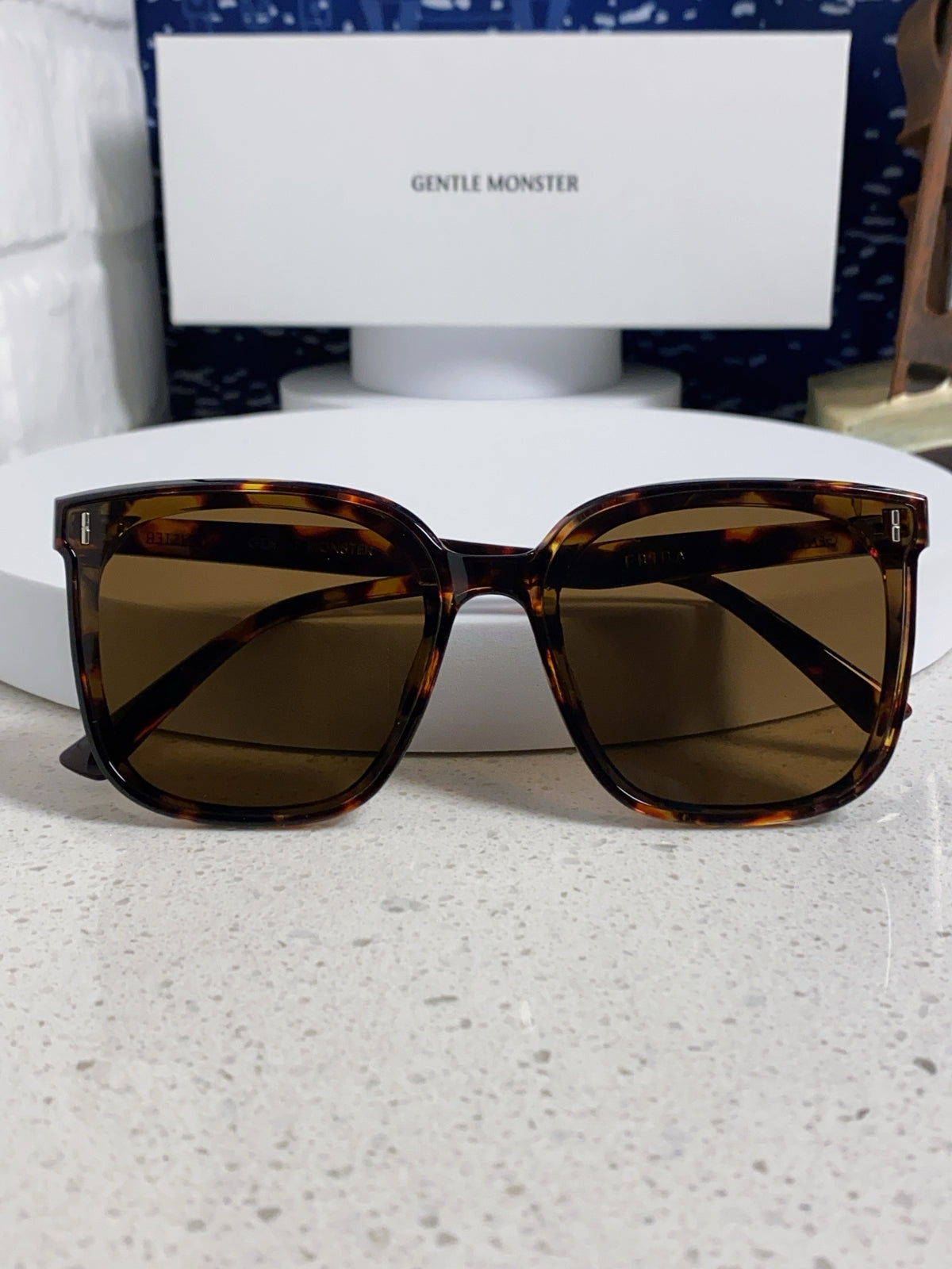 Gentle Monster FIRDA Oversized Brown Lens Sunglasses for Women - detail image 9