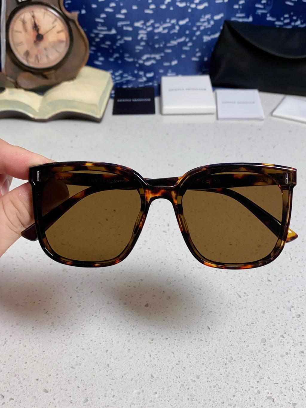 Gentle Monster FIRDA Oversized Brown Lens Sunglasses for Women - detail image 4