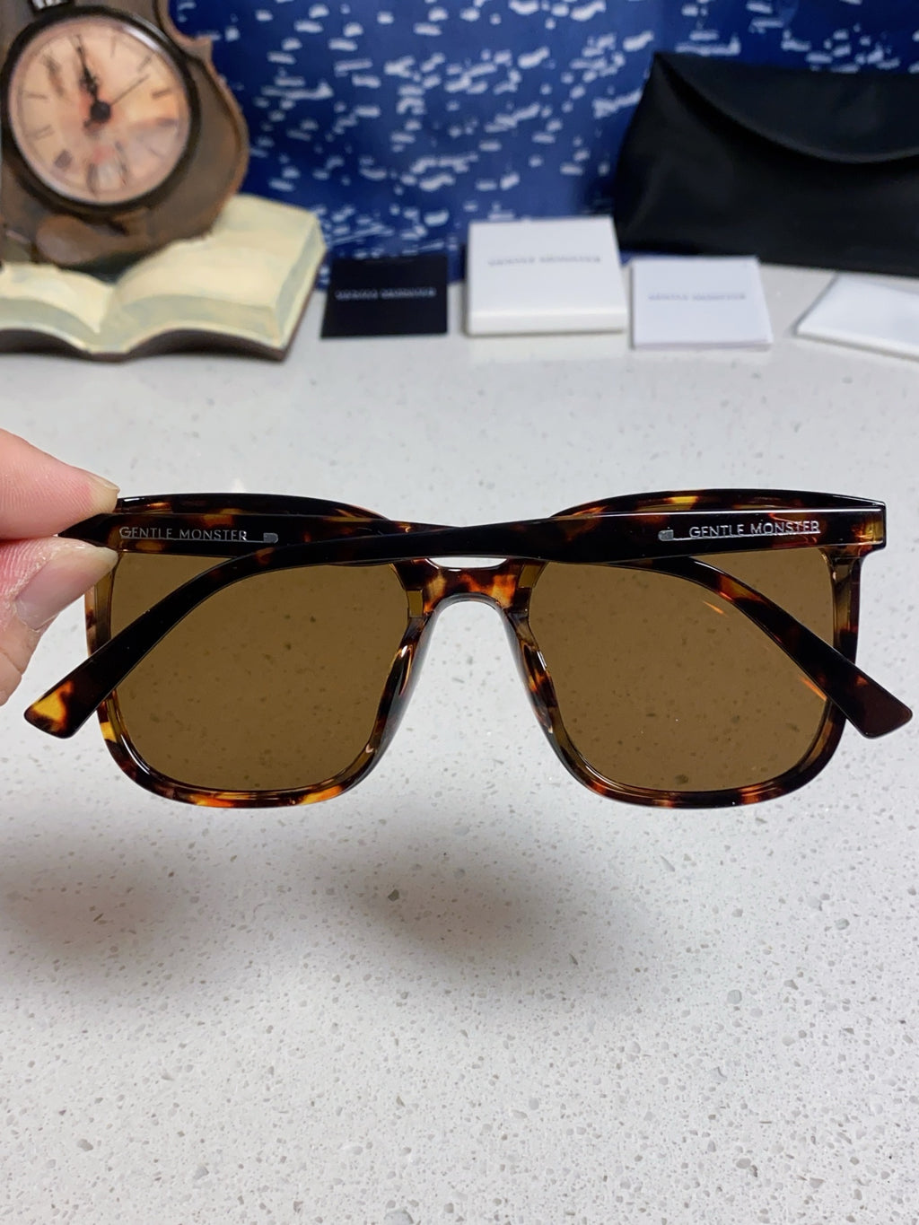Gentle Monster FIRDA Oversized Brown Lens Sunglasses for Women - detail image 5