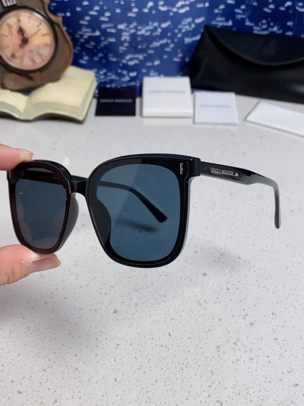 Gentle Monster FIRDA Oversized Red Lens Sunglasses for Women - detail image 6