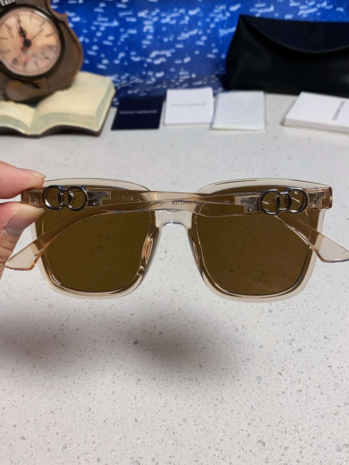 Gentle Monster ANGEL Oversized Brown Lens Sunglasses for Women - 466365 - detail image 5