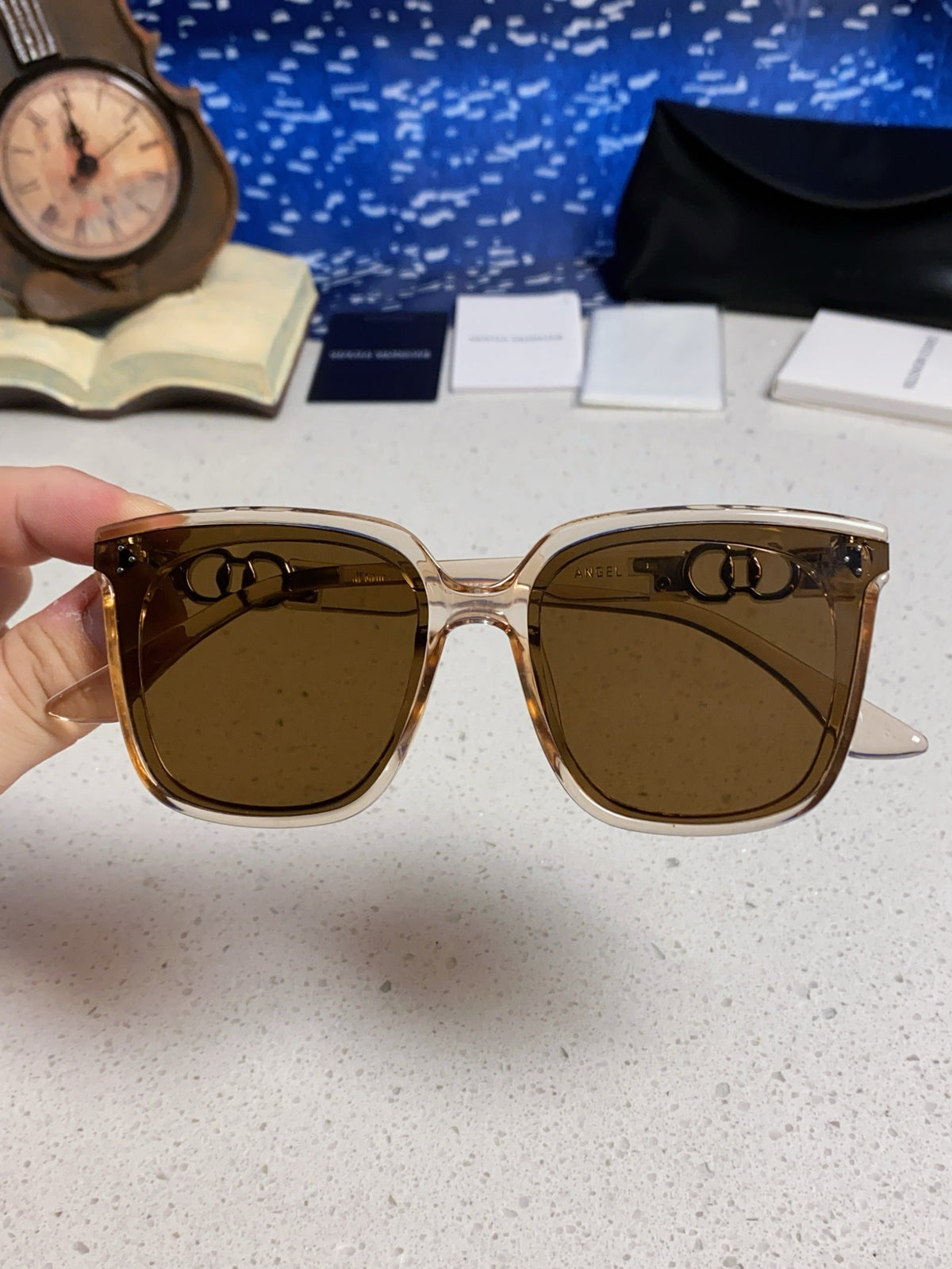 Gentle Monster ANGEL Oversized Brown Lens Sunglasses for Women - 466365 - detail image 4