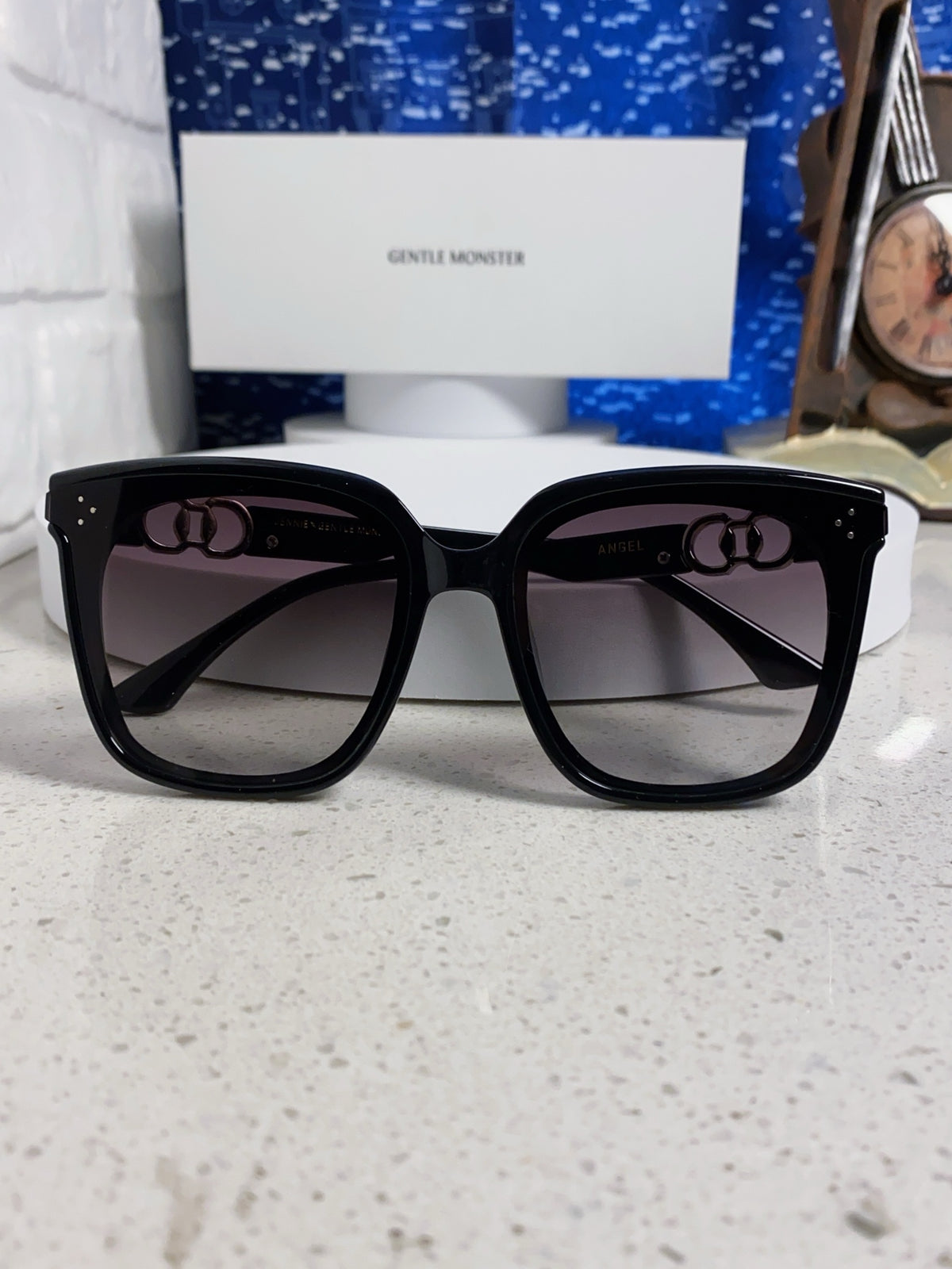 Gentle Monster ANGEL Oversized Gray Lens Sunglasses for Women - detail image 9