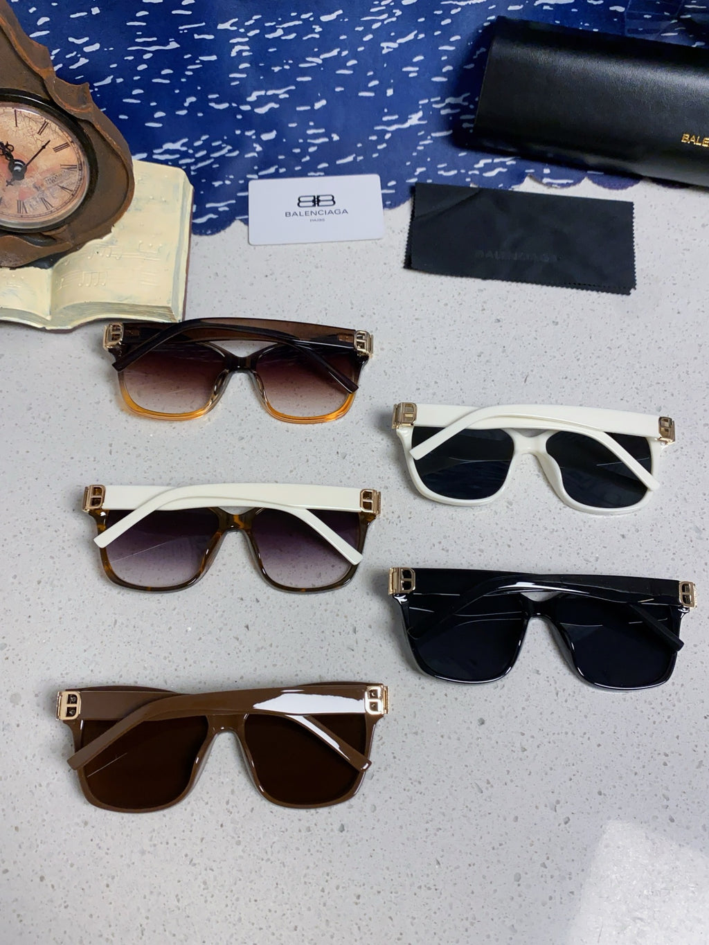 Balenciaga BB0102SA Fashion Brown Lens Sunglasses for Men & Women - detail image 11