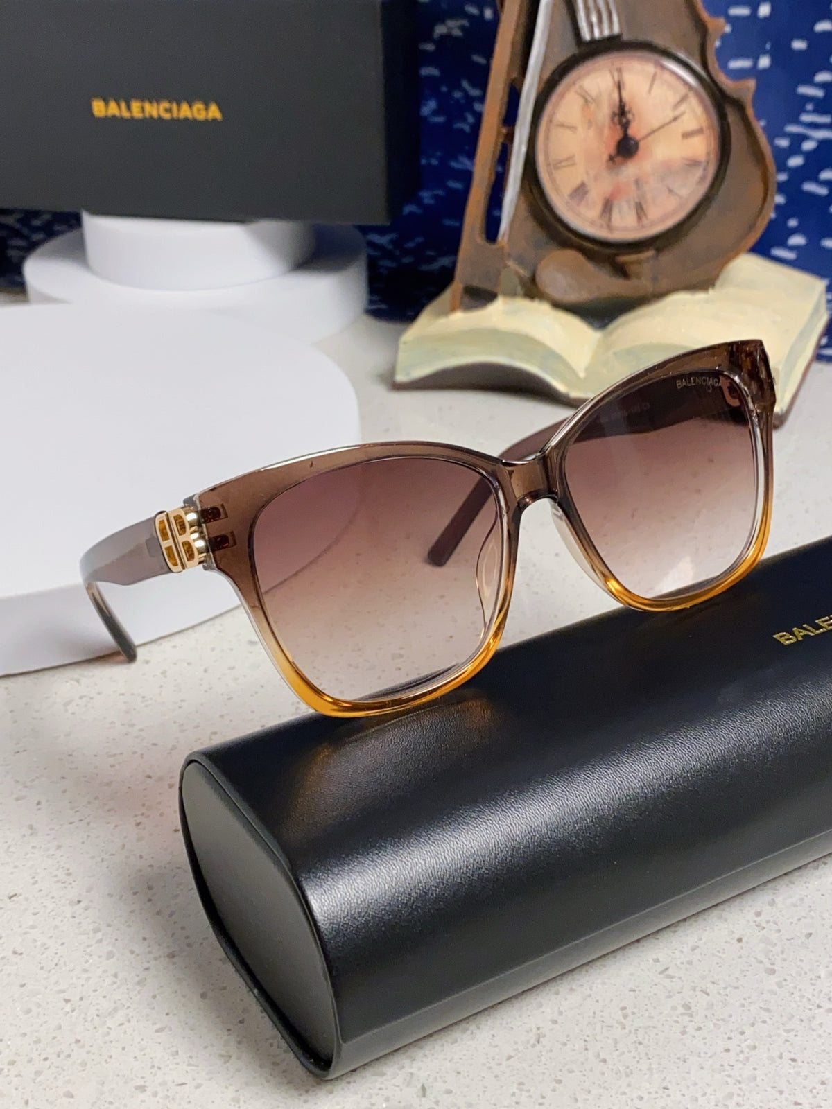 Balenciaga BB0102SA Fashion Red Lens Sunglasses for Men & Women - detail image 10
