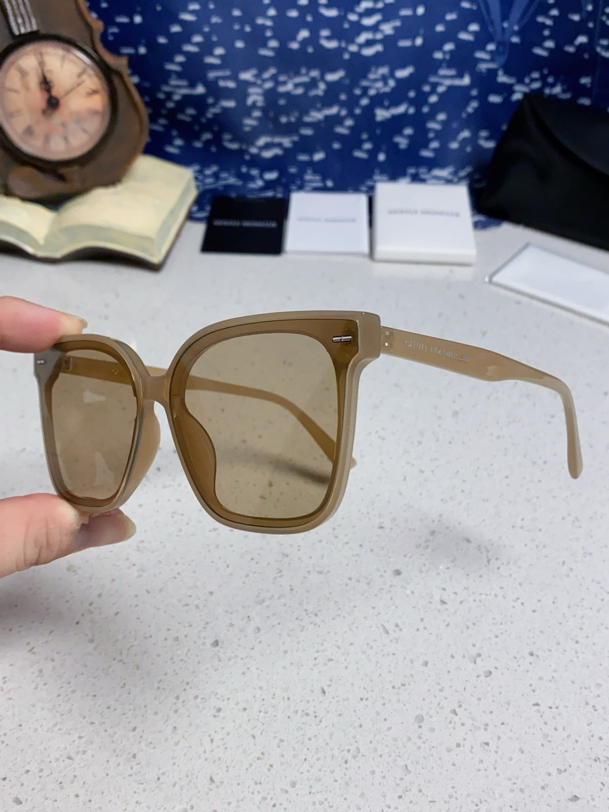 Gentle Monster SAL Acetate Square Gray Lens Sunglasses for Men & Wome - 432938 - detail image 6