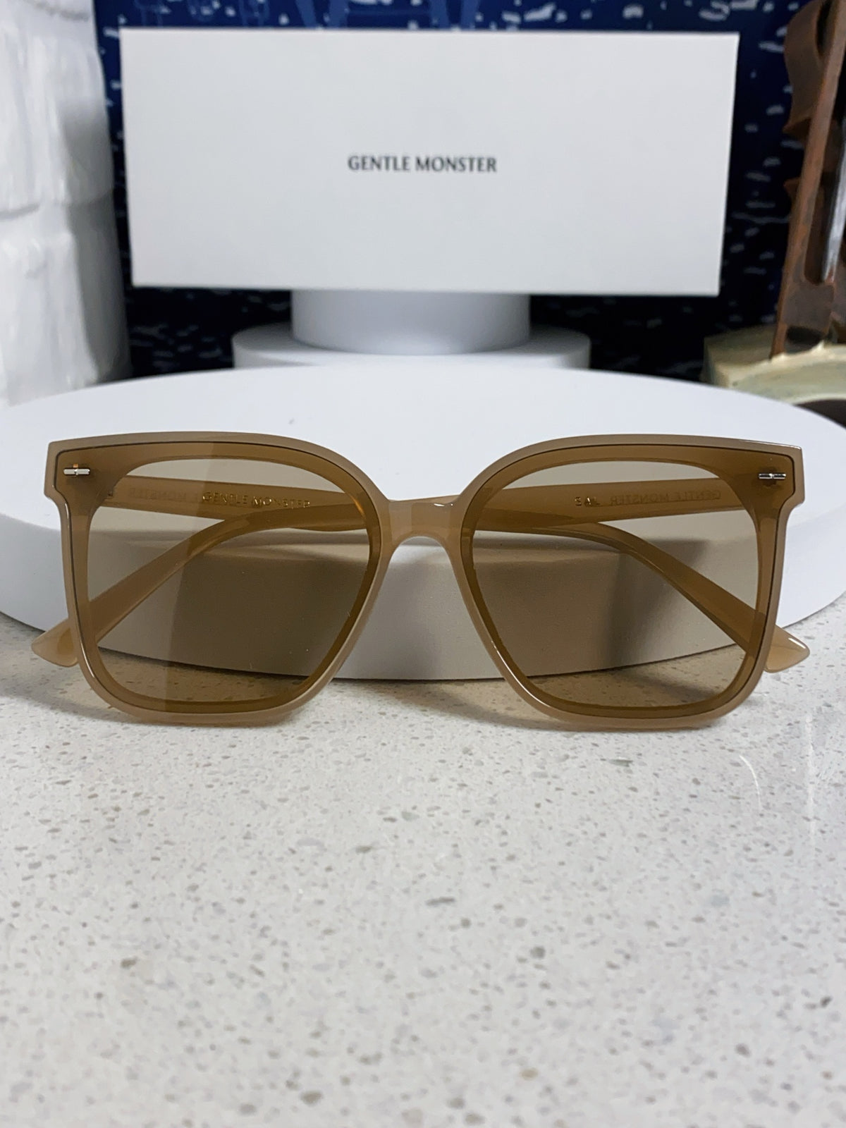 Gentle Monster SAL Acetate Square Gray Lens Sunglasses for Men & Women - detail image 9