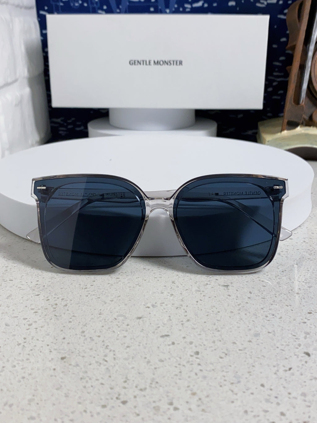 Gentle Monster SAL Acetate Square Black Lens Sunglasses for Men & Wom - 432939 - detail image 9