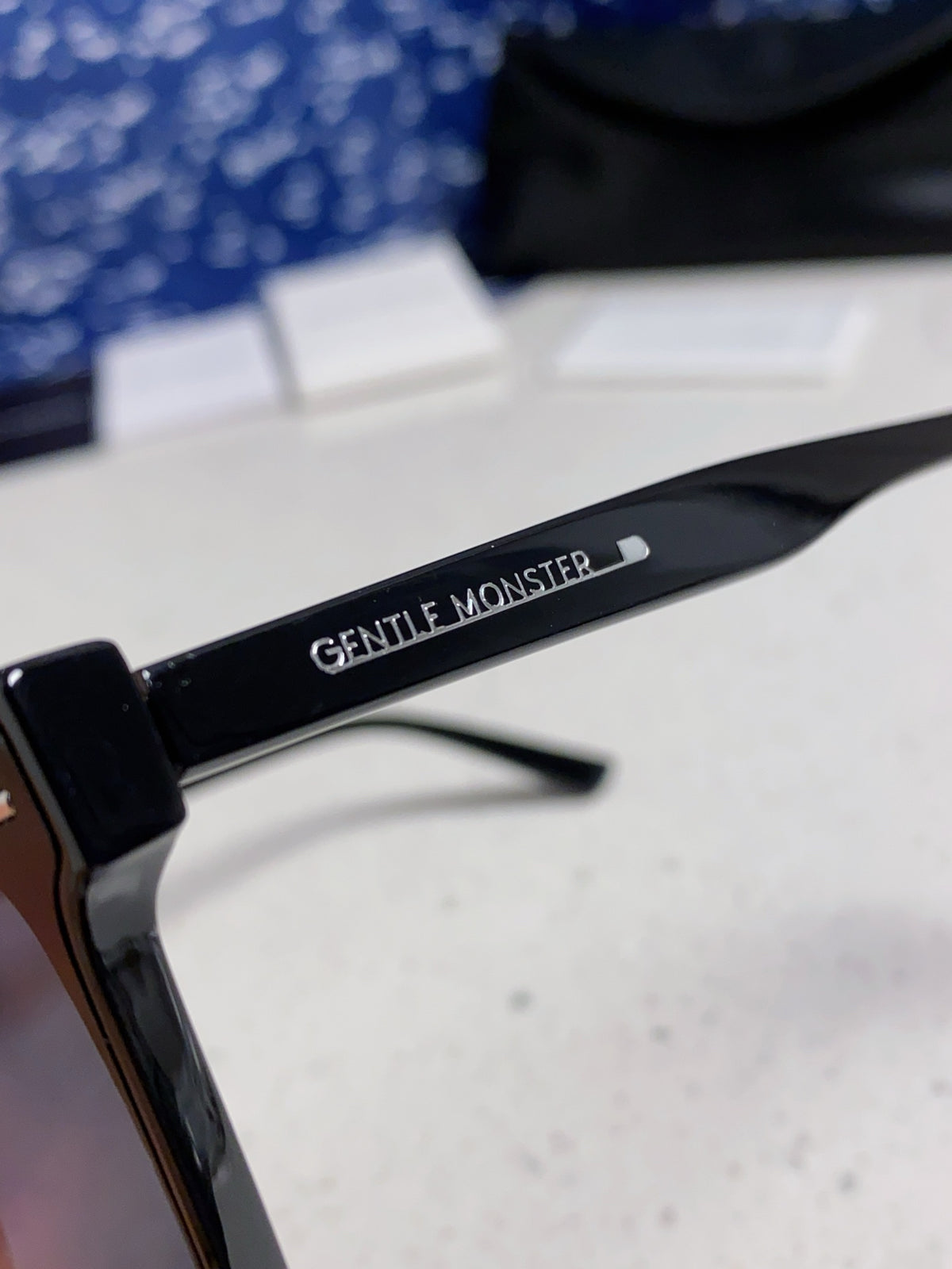 Gentle Monster SAL Acetate Square Blue Lens Sunglasses for Men & Wome - 432942 - detail image 7