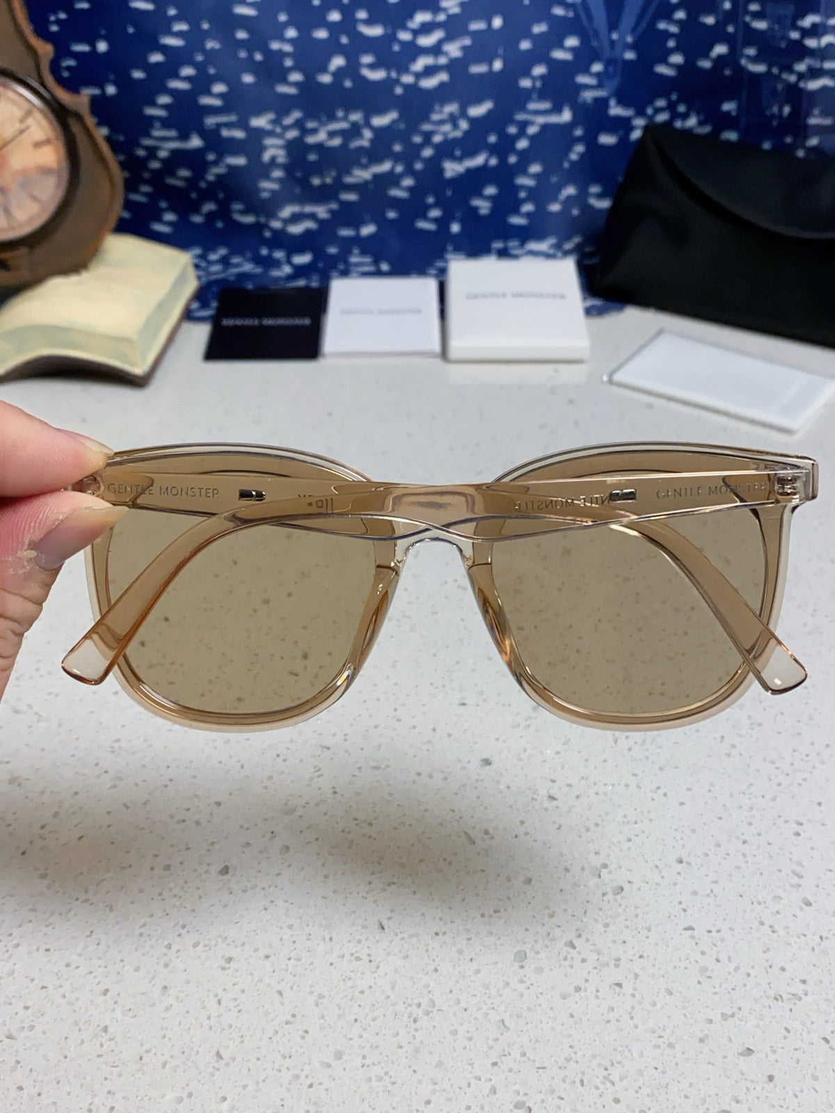 Gentle Monster ROSY Square Gray Lens Sunglasses for Men & Women - detail image 5