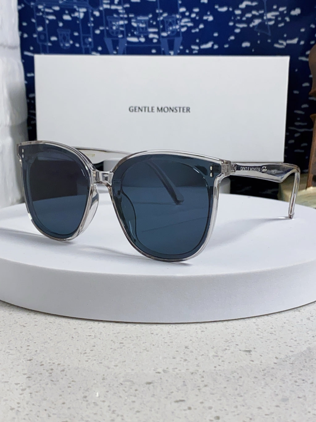 Gentle Monster ROSY Square Blue Lens Sunglasses for Men & Women - 488030