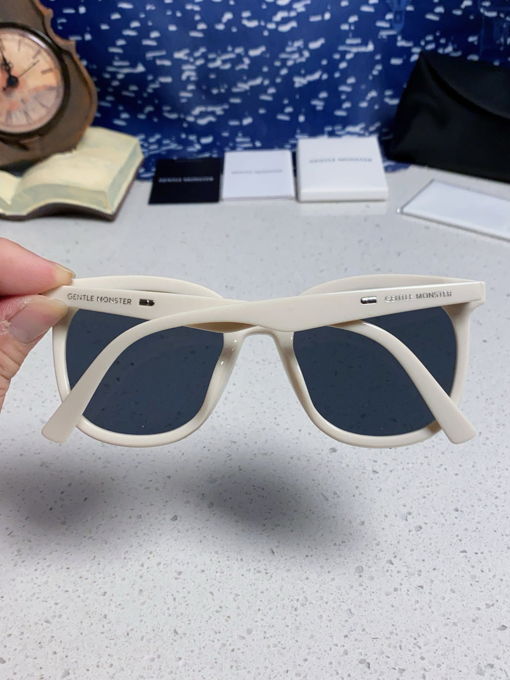 Gentle Monster ROSY Square Blue Lens Sunglasses for Men & Women - detail image 5